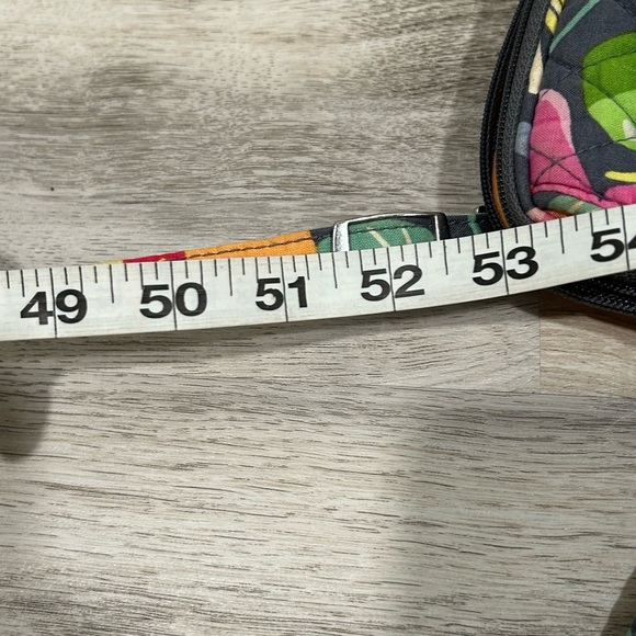 Vera Bradley Jazzy Blooms Bright Small Multi Compartment Crossbody Bag Purse - Picture 13 of 14